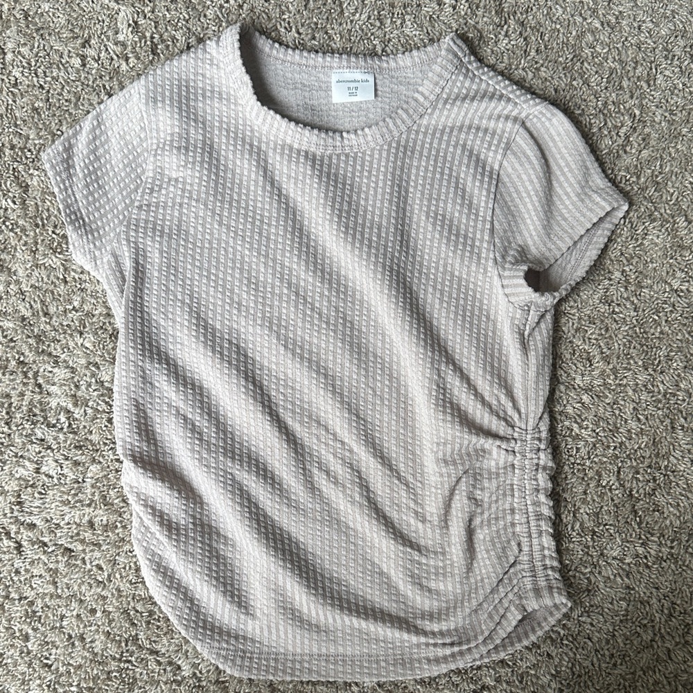 Abercrombie & Fitch Kids Short Sleeve Tee - Light beige